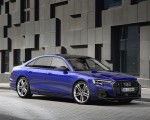 2022 Audi S8 (Color: Ultra Blue) Front Three-Quarter Wallpapers 150x120