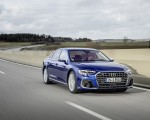 2022 Audi S8 (Color: Ultra Blue) Front Three-Quarter Wallpapers 150x120