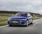 2022 Audi S8 (Color: Ultra Blue) Front Wallpapers 150x120