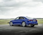 2022 Audi S8 (Color: Ultra Blue) Rear Three-Quarter Wallpapers  150x120