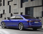 2022 Audi S8 (Color: Ultra Blue) Rear Three-Quarter Wallpapers 150x120