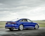 2022 Audi S8 (Color: Ultra Blue) Rear Three-Quarter Wallpapers  150x120
