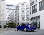 2022 Audi S8 (Color: Ultra Blue) Rear Three-Quarter Wallpapers 150x120