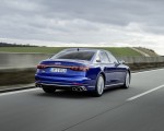 2022 Audi S8 (Color: Ultra Blue) Rear Three-Quarter Wallpapers 150x120