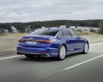 2022 Audi S8 (Color: Ultra Blue) Rear Three-Quarter Wallpapers 150x120