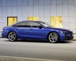 2022 Audi S8 (Color: Ultra Blue) Side Wallpapers 150x120