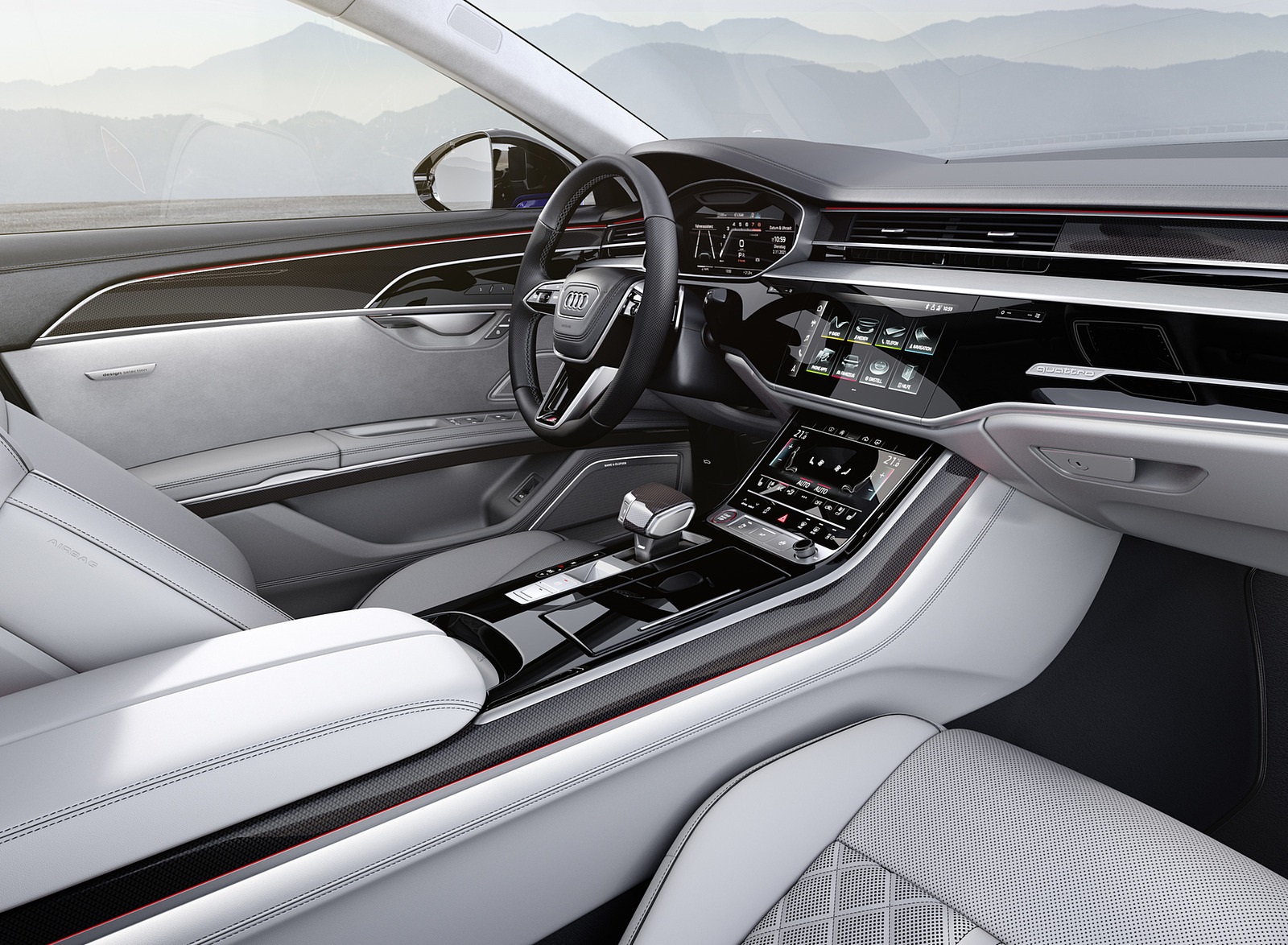 2022 Audi S8 Interior Wallpapers #10 of 53