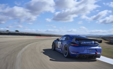 2022 Porsche 718 Cayman GT4 RS Clubsport Rear Three-Quarter Wallpapers 450x275 (4)
