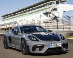 2022 Porsche 718 Cayman GT4 RS (Color: Arctic Grey) Front Three-Quarter Wallpapers 150x120