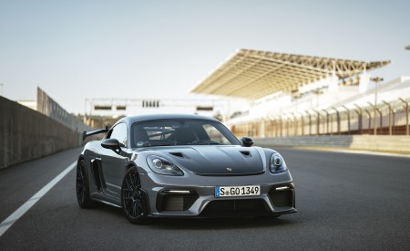 2022 Porsche 718 Cayman GT4 RS (Color: Arctic Grey) Front Wallpapers 450x275 (118)