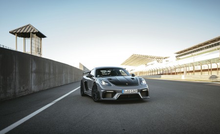 2022 Porsche 718 Cayman GT4 RS (Color: Arctic Grey) Front Wallpapers 450x275 (120)