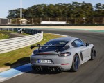 2022 Porsche 718 Cayman GT4 RS (Color: Arctic Grey) Rear Three-Quarter Wallpapers 150x120