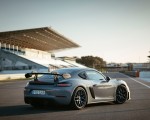 2022 Porsche 718 Cayman GT4 RS (Color: Arctic Grey) Rear Three-Quarter Wallpapers 150x120