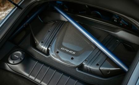 2022 Porsche 718 Cayman GT4 RS (Color: GT Silver Metallic) Engine Wallpapers 450x275 (315)