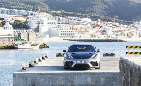 2022 Porsche 718 Cayman GT4 RS (Color: GT Silver Metallic) Front Wallpapers 450x275 (285)