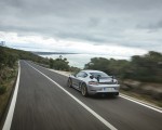 2022 Porsche 718 Cayman GT4 RS (Color: GT Silver Metallic) Rear Three-Quarter Wallpapers 150x120