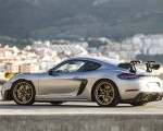 2022 Porsche 718 Cayman GT4 RS (Color: GT Silver Metallic) Side Wallpapers 150x120