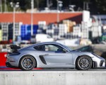 2022 Porsche 718 Cayman GT4 RS (Color: GT Silver Metallic) Side Wallpapers 150x120