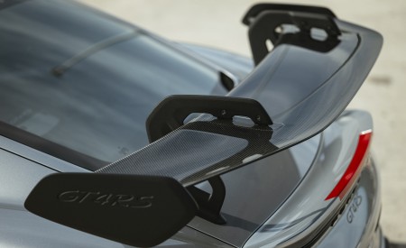 2022 Porsche 718 Cayman GT4 RS (Color: GT Silver Metallic) Spoiler Wallpapers 450x275 (309)