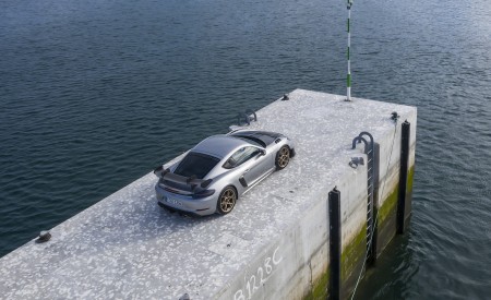 2022 Porsche 718 Cayman GT4 RS (Color: GT Silver Metallic) Top Wallpapers 450x275 (293)