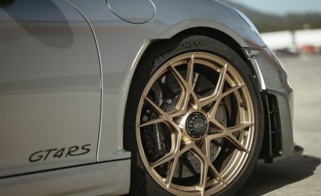 2022 Porsche 718 Cayman GT4 RS (Color: GT Silver Metallic) Wheel Wallpapers 450x275 (299)