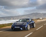 2022 Porsche 718 Cayman GT4 RS (Color: Gentian Blue Metallic) Front Wallpapers 150x120