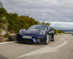 2022 Porsche 718 Cayman GT4 RS (Color: Gentian Blue Metallic) Front Wallpapers 150x120