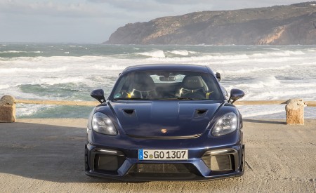 2022 Porsche 718 Cayman GT4 RS (Color: Gentian Blue Metallic) Front Wallpapers 450x275 (76)