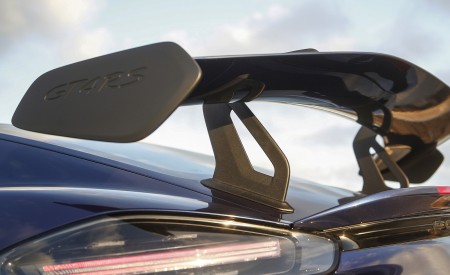 2022 Porsche 718 Cayman GT4 RS (Color: Gentian Blue Metallic) Spoiler Wallpapers 450x275 (95)