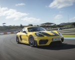 2022 Porsche 718 Cayman GT4 RS (Color: Racing Yellow) Front Three-Quarter Wallpapers 150x120