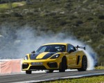 2022 Porsche 718 Cayman GT4 RS (Color: Racing Yellow) Front Three-Quarter Wallpapers 150x120