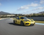 2022 Porsche 718 Cayman GT4 RS (Color: Racing Yellow) Front Three-Quarter Wallpapers 150x120