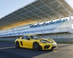 2022 Porsche 718 Cayman GT4 RS (Color: Racing Yellow) Front Three-Quarter Wallpapers 150x120