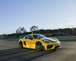 2022 Porsche 718 Cayman GT4 RS (Color: Racing Yellow) Front Three-Quarter Wallpapers 150x120