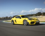 2022 Porsche 718 Cayman GT4 RS (Color: Racing Yellow) Front Three-Quarter Wallpapers 150x120