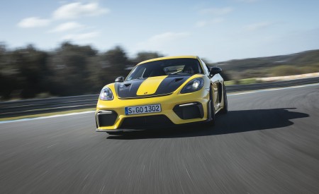 2022 Porsche 718 Cayman GT4 RS (Color: Racing Yellow) Front Wallpapers 450x275 (170)