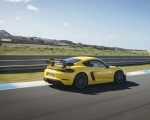 2022 Porsche 718 Cayman GT4 RS (Color: Racing Yellow) Rear Three-Quarter Wallpapers 150x120
