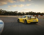 2022 Porsche 718 Cayman GT4 RS (Color: Racing Yellow) Rear Three-Quarter Wallpapers 150x120