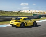 2022 Porsche 718 Cayman GT4 RS (Color: Racing Yellow) Rear Three-Quarter Wallpapers 150x120