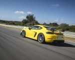 2022 Porsche 718 Cayman GT4 RS (Color: Racing Yellow) Rear Three-Quarter Wallpapers 150x120