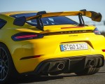 2022 Porsche 718 Cayman GT4 RS (Color: Racing Yellow) Rear Wallpapers 150x120