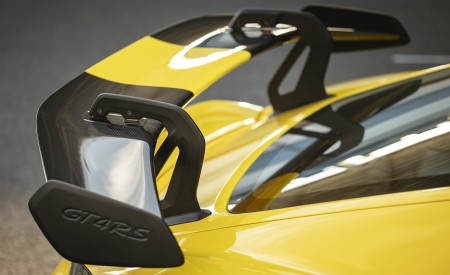 2022 Porsche 718 Cayman GT4 RS (Color: Racing Yellow) Spoiler Wallpapers 450x275 (234)