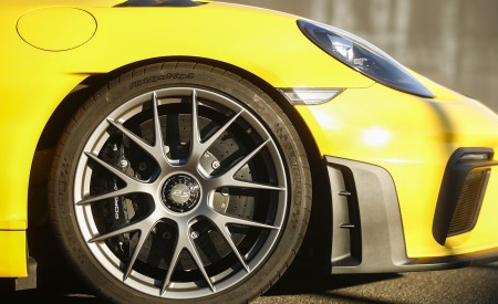 2022 Porsche 718 Cayman GT4 RS (Color: Racing Yellow) Wheel Wallpapers 450x275 (213)