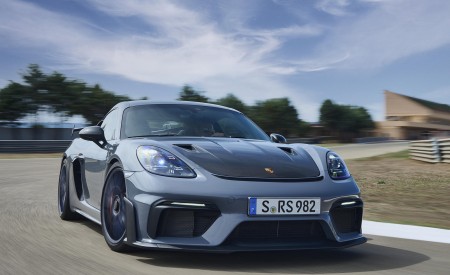 2022 Porsche 718 Cayman GT4 RS Front Three-Quarter Wallpapers 450x275 (335)