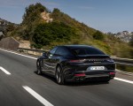 2022 Porsche Panamera 4 E-Hybrid Platinum Edition (Color: Jet Black Metallic) Rear Three-Quarter Wallpapers 150x120 (4)