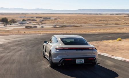 2022 Porsche Taycan GTS (Color: Crayon) Rear Wallpapers  450x275 (52)