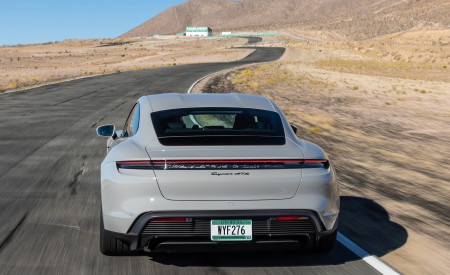 2022 Porsche Taycan GTS (Color: Crayon) Rear Wallpapers 450x275 (58)