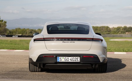 2022 Porsche Taycan GTS (Color: Crayon) Rear Wallpapers 450x275 (27)