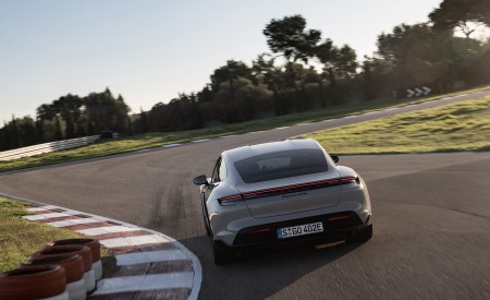 2022 Porsche Taycan GTS (Color: Crayon) Rear Wallpapers 450x275 (9)