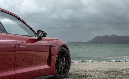 2022 Porsche Taycan GTS Sport Turismo (Color: Carmine Red) Detail Wallpapers 450x275 (119)